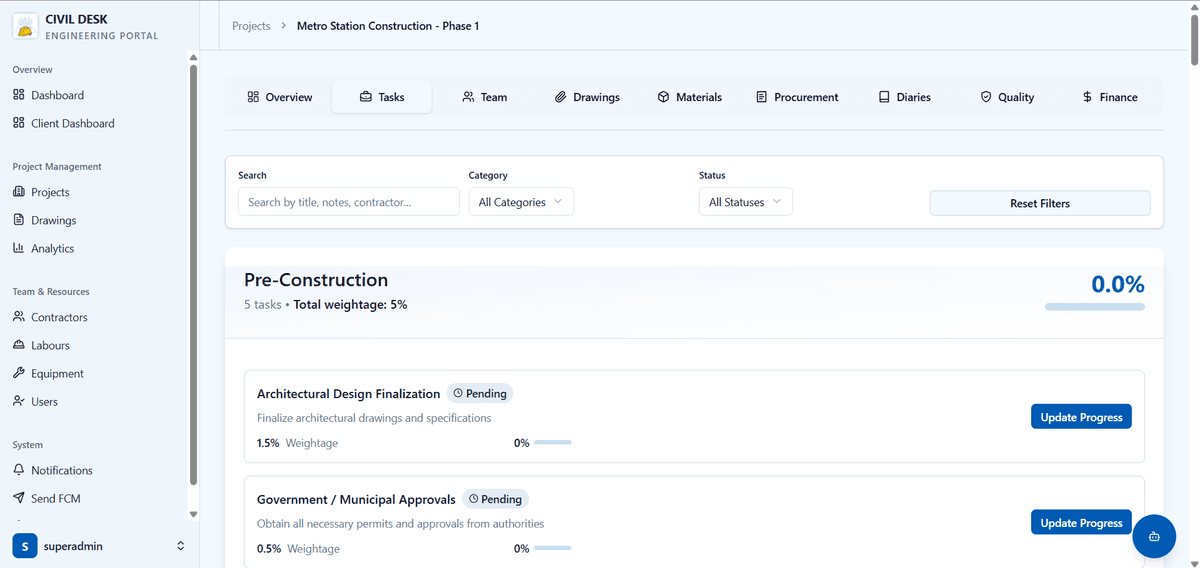 Civil Desk Screenshot 3