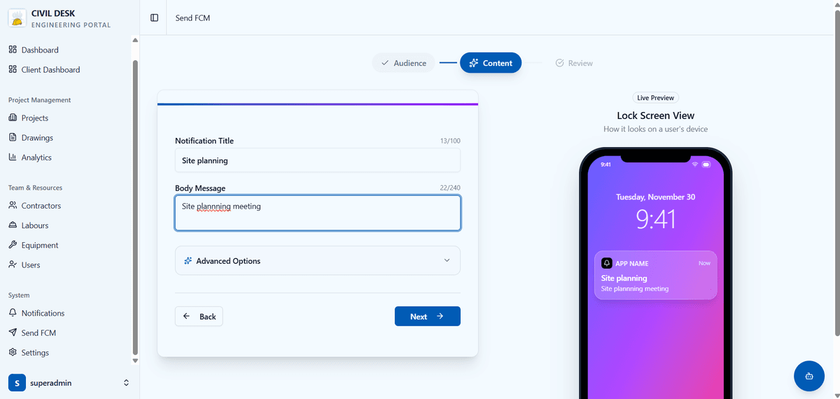 Civil Desk Screenshot 4